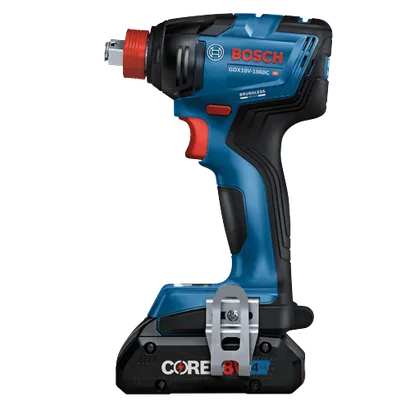 Bosch GDX18V-1860C HD, visseuse à chocs sans balais, batterie CORE18V 4 Ah.