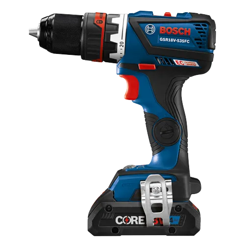 Bosch GSR18V-535FC perceuse sans fil avec batterie CORE 5.0 Ah.