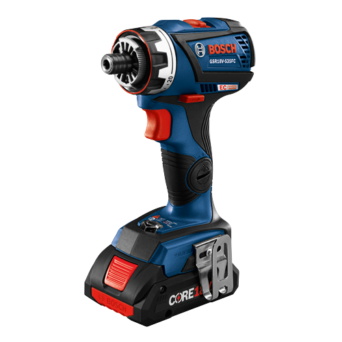 Perfeito. Aqui está a tradução:

**Perceuse Bosch GSR18V-535FC avec batterie CORE18V.**