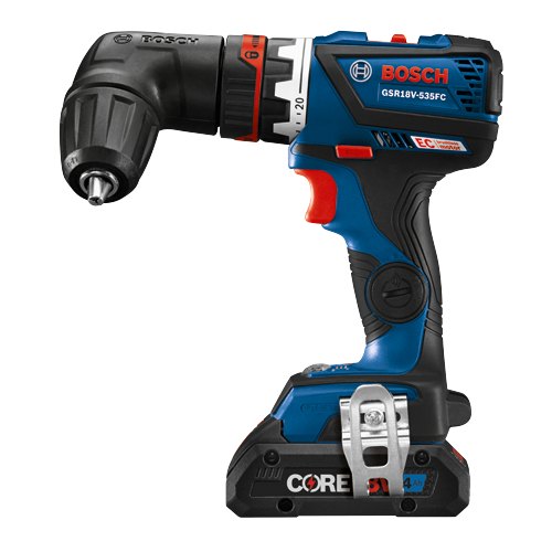 Bosch GSR18V-535FC perceuse-visseuse sans fil avec moteur EC sans balais et batterie CORE 4 Ah.