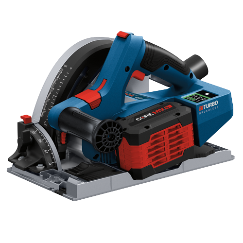 Scie circulaire BITURBO BRUSHLESS Bosch avec batterie CORE18V.