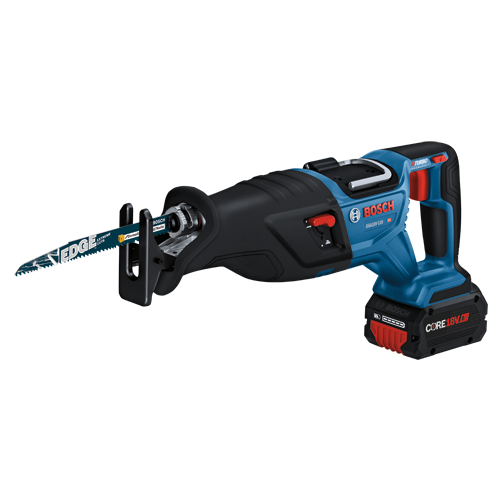 Scie sabre Bosch GSA18V-110 HD, avec batterie CORE18V 8Ah.