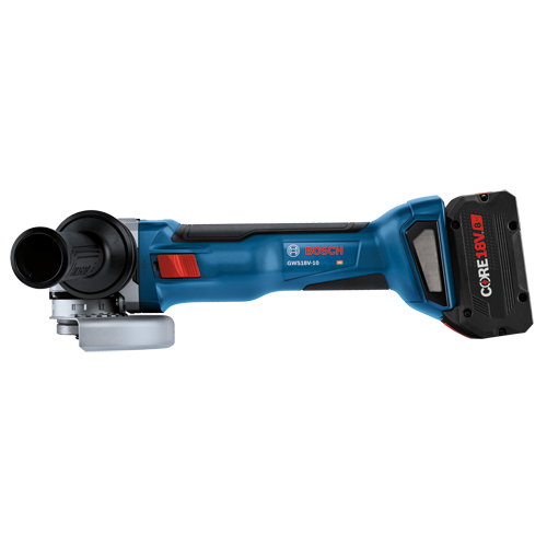 Bosch GWS18V-10 HD meuleuse angulaire, avec batterie CORE18V 8 Ah.