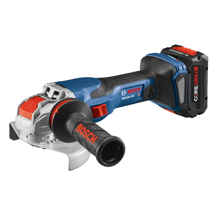 Bosch GWX18V-13C, meuleuse angulaire CORE18V 8 Ah.
