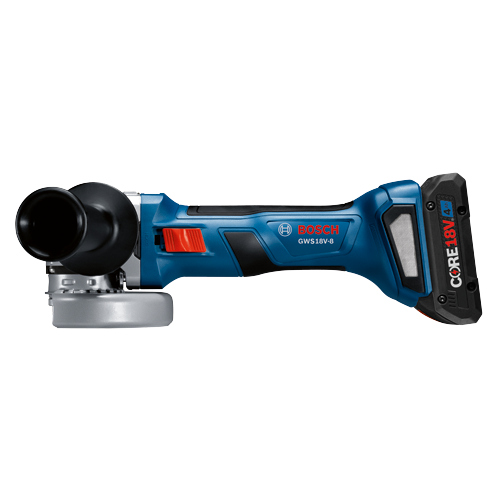 Bosch GWS18V-8 Meuleuse angulaire sans fil, batterie CORE18V 4 Ah.