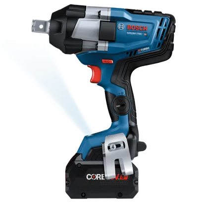Bosch GDS18V-770C HD Turbo Clé à chocs sans balai avec batterie CORE18V 8Ah.