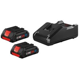 Batterie CORE18V 4Ah et chargeur Bosch.