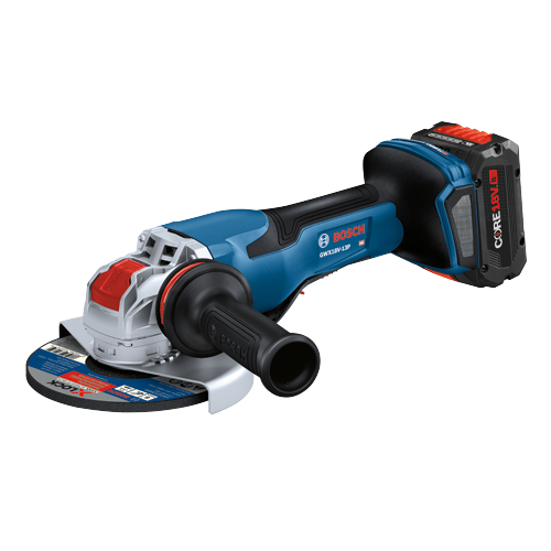 Bosch Meuleuse angulaire GWX18V-13P, avec batterie CORE18V 8 Ah, et un disque XLOCK 6" 150 mm, 10200 tr/min MAX.