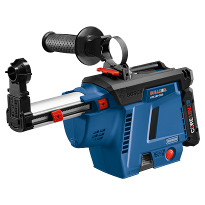 Bosch BULLDOG GDE18V-26D outil avec filtre HEPA, avec batterie CORE18V 4Ah.