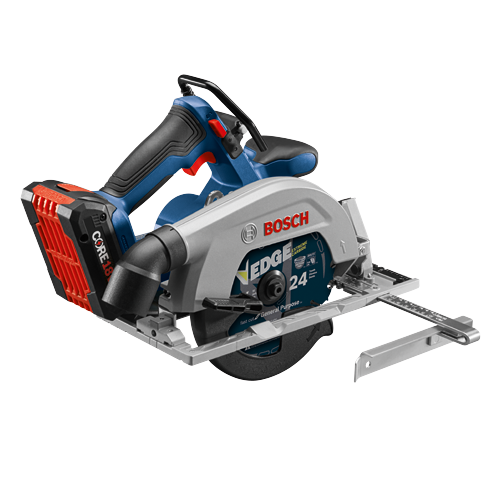 Scie circulaire Bosch EDGE 24 dents, avec batterie CORE18.