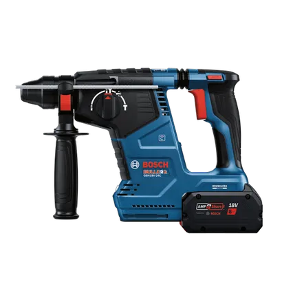 Bosch BULLDOG GBH18V-24C marteau perforateur avec batterie 18V 8Ah.