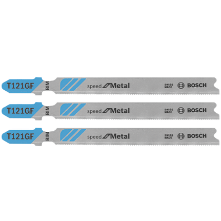 Lames de scie sauteuse à pied en T Speed for Metal de 3-5/8 po à 30 dents par pouce, 3 pièces