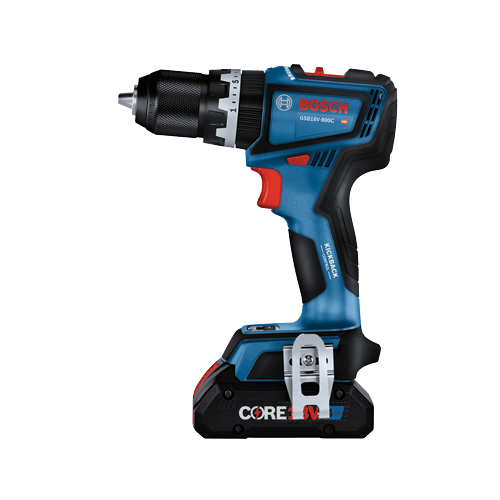 Bosch GSB18V-800C HD perceuse sans fil avec batterie CORE18V. Inclut le système KICKBACK CONTROL.