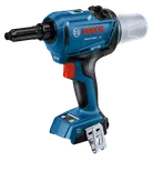 Bosch GRG18V-3600C HD Riveteuse sans balai avec boutons de réinitialisation, automatique et marche/arrêt.