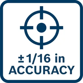 Icône positive des outils de mesure pour le web : GLM Précision 1/16 po