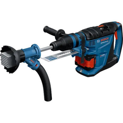 Marteau perforateur 18 V Bosch GHB18V-40C avec le dispositif de collecte de poussière SDS max® et Spline HDC310.