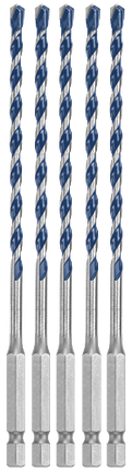 Set de 5 forets pour marteau perforateur en carbure Blue Xtreme™ de 3/16 po x 6 po