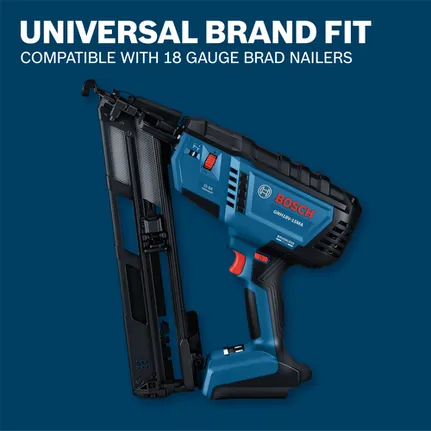 Bosch GNH18V-15MA Cloueuse de finition 15 GA, compatible avec les cloueuses Brad 18 gauge.