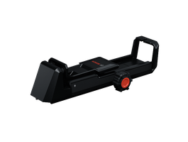 Outil noir Bosch avec détail rouge, logo Bosch sur le dessus.