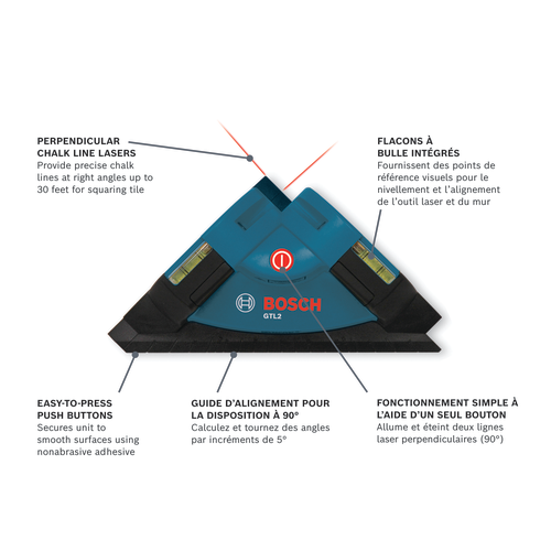 Image de présentation du modèle GTL2, niveau laser carré.