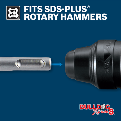 Voici la traduction :

MARTEAUX ROTATIFS SDS-PLUS FITS, Bulldog Xtreme 8.