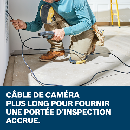 Bosch GIC-CC11-8 inspection camera cable feature claim in french.
