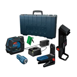 Bosch GCL165-82CG Professional, set avec technologie laser vert, coffret, chargeur et accessoires.