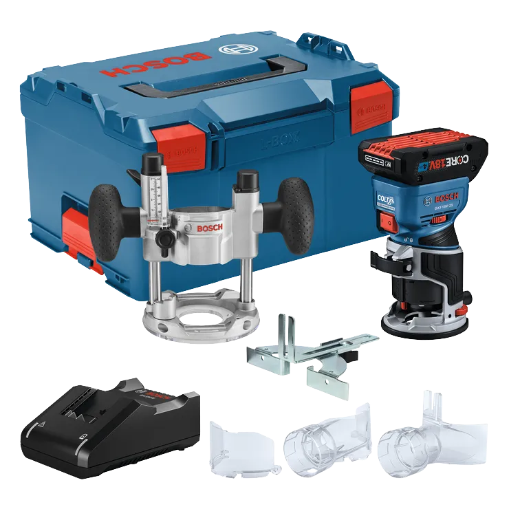 Bosch GKF18V-25 COLT, accessoires, batterie et coffret L-Box.