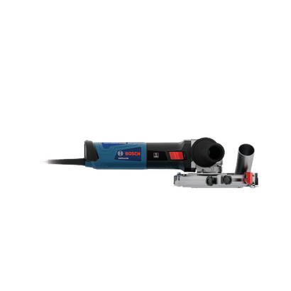 Bosch GDS18V-330C meuleuse à joint vue latérale sur fond blanc.