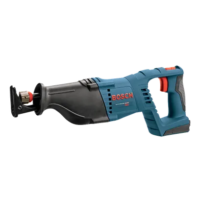 Scie sabre Bosch avec texte 'LITHIUM-ION'.