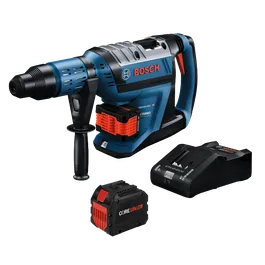 Marteau perforateur 18 V SDS max® PROFACTOR™ Bosch de 1-7/8 po avec 2 batteries High Power CORE18V® 12 Ah.