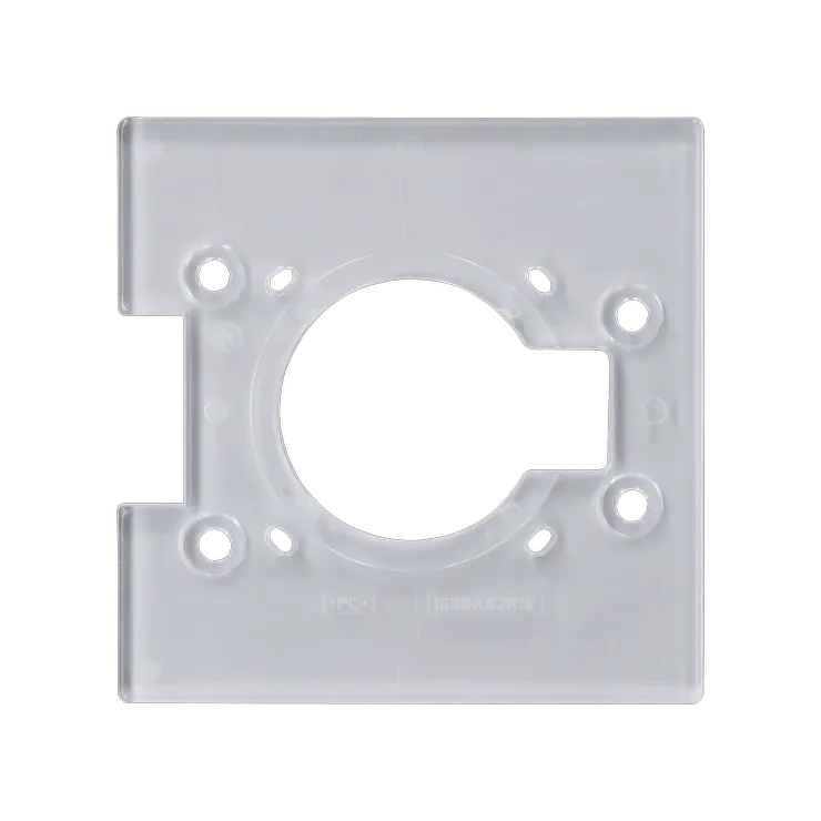 Bosch GKFSQ01 Palm Router Square Subbase on a white background.