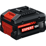 Image principale sur fond blanc de la batterie Bosch AMPShare EXPERT EXBA18V-60 6 Ah.