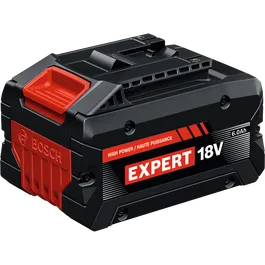 Image principale sur fond blanc de la batterie Bosch AMPShare EXPERT EXBA18V-60 6 Ah.