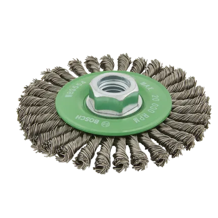 Brosse à fils torsadés pour soudures étroites 4 po