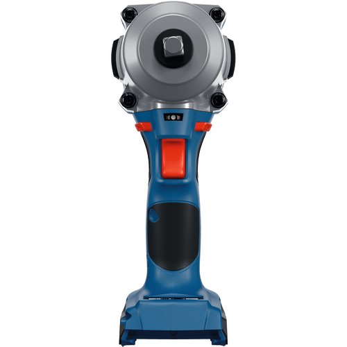 Clé à chocs Bosch GDS18V-780 18 V sans balais, couple moyen, sans batterie, en vue de face sur fond blanc.