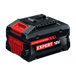 The Bosch EXBA18V-80 EXPERT 18V Lithium-Ion 8 Ah High Power Battery on a product image dynamic view.