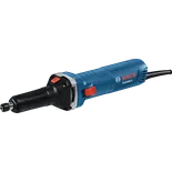Image produit dynamique de la meuleuse droite 6 A Bosch GGS30LS avec interrupteur coulissant sur fond blanc.