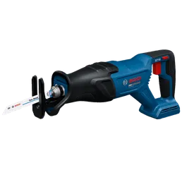 Image produit dynamique de la scie alternative Bosch GSA18V-280N 18 V de 1-1/8 po sur fond blanc.