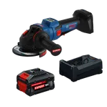 Image produit dynamique de la rectifieuse angulaire sans balais Bosch EXWS18V-15PSB18X 18 V de 6 po avec interrupteur à palette non blocable.