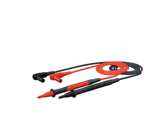 Câbles de tension rouges et noirs Bosch MS90 présentés sur fond blanc.