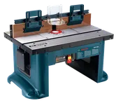 Product Image Dynamic of Bosch RA1181 Benchtop Router on a white background.