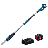 The Bosch GKE18V-25TPN18X 18V 10 In. Pole Chainsaw (Kit) on the product image dynamic view.