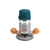 Product Image Dynamic of Bosch 1617EVS 2.25 HP VS Fixed-Base Router on a white background.