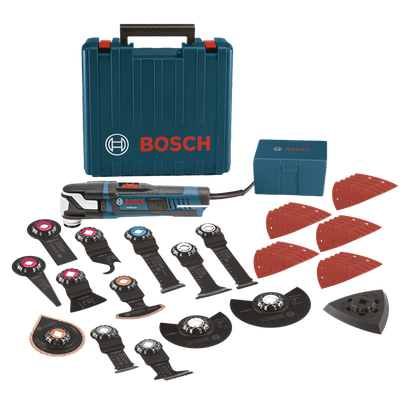 Product Image Dynamic8 of Bosch GOP55-36C2 40 pc. StarlockMax® Oscillating Multi-Tool Kit on a white background.