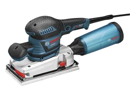 Product Image Dynamic of Bosch OS50VC Half-Sheet Orbital Finishing Sander on a white background.