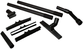 Product Image Dynamic of Bosch VAC011 6-pc. Vacuum Tube and Nozzle Kit on a white background.