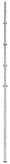 Product Image Dynamic of Bosch GR16 16 Ft. Aluminum Telescoping Leveling Rod (Imperial) on a white background.