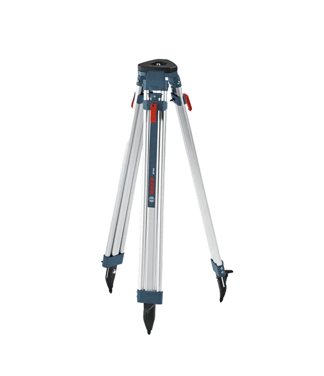 Product Image Dynamic of Bosch BT160 63 In. Aluminum Contractor's Tripod on a white background.