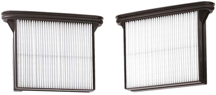 Product Image Dynamic of Bosch VAC019 HEPA Filters for Dust Extractors on a white background.